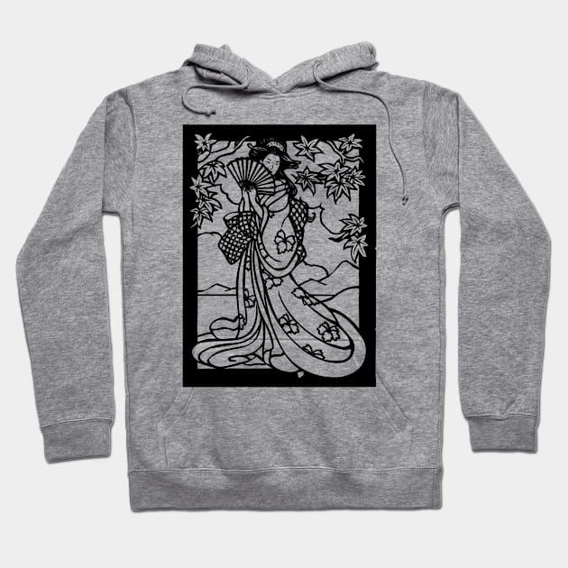 Geisha No. 2 Hoodie by LefTEE Designs